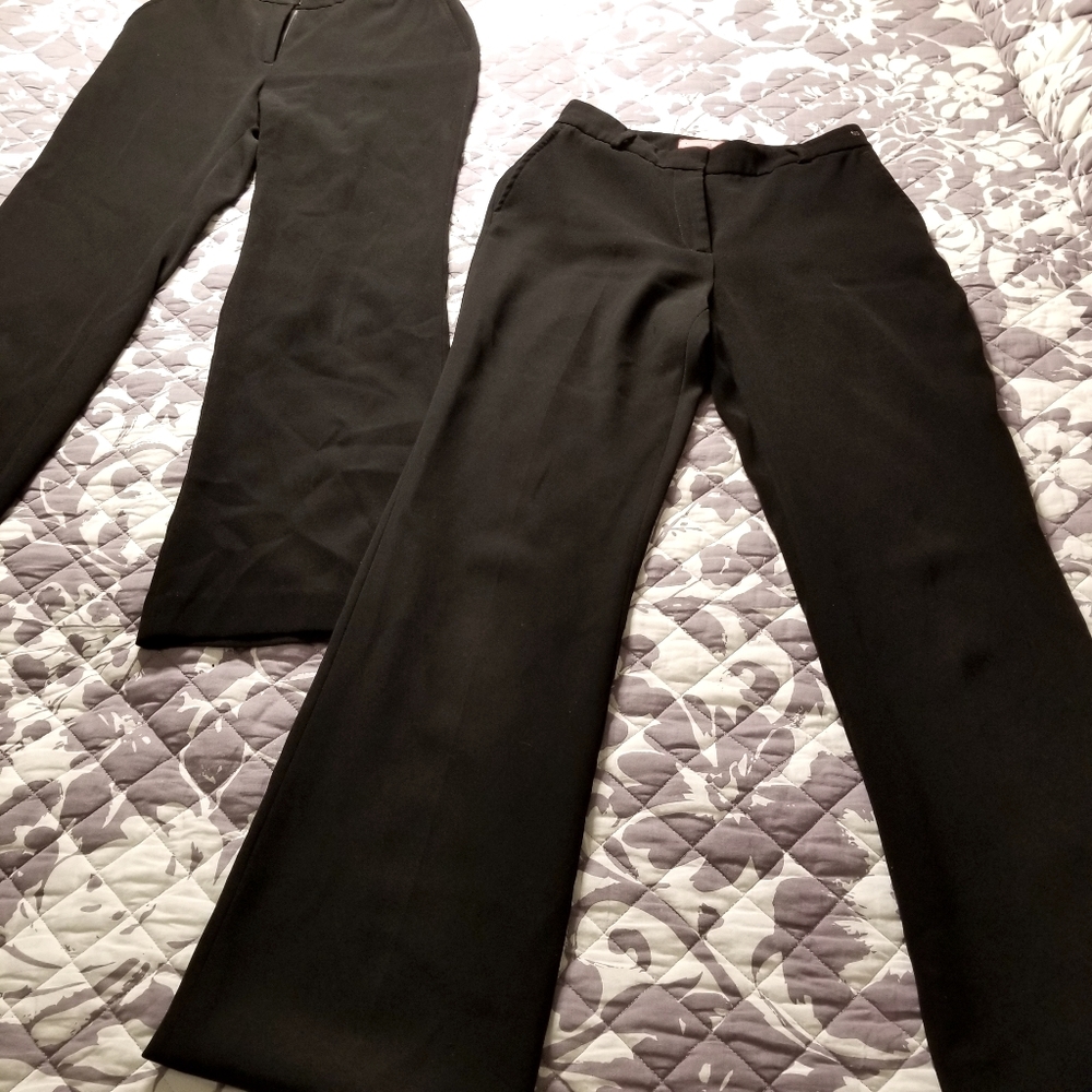 Carolina Herrera Women's Balck Straight Pants